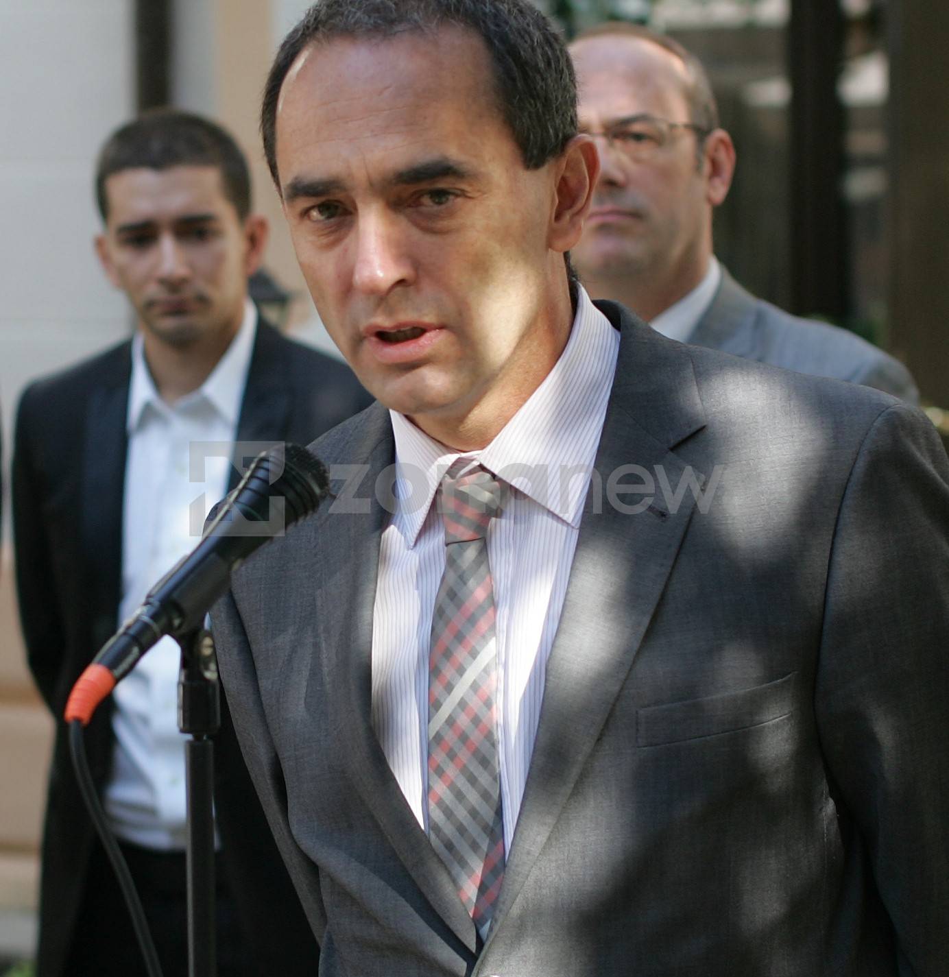 Мартин Заимов при издигането на Атанас Семов за президент